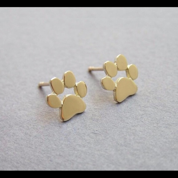 Jewelry - 🐾 Gold Paw Earrings